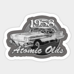 1958 Atomic Oldsmobile Sticker